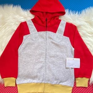 Boy clothes supermario zip-up hoodie size 7/8